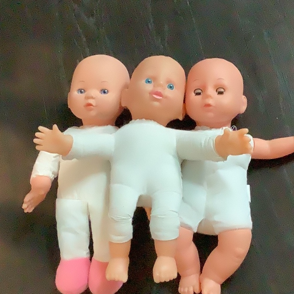 A bundle of 3 baby dolls